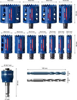 BOSCH Lochsägen-Set EXPERT Multi Material 8-teilig 22-68 mm Carbide Technology