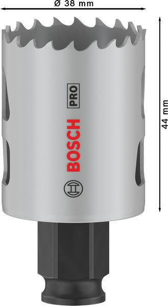 Bosch Lochsäge PRO Multi Material PC Plus 102 mm – HSS mit 8% Kobalt für Stahl und Trockenbau