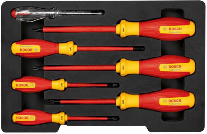 BOSCH Schraubendreher-Satz 7-teilig TX VDE bis 1000 Volt geprüft