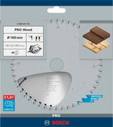 Bosch Kreissägeblatt PRO Wood AD 160 mm Z24 WZ für präzise Holzschnitte