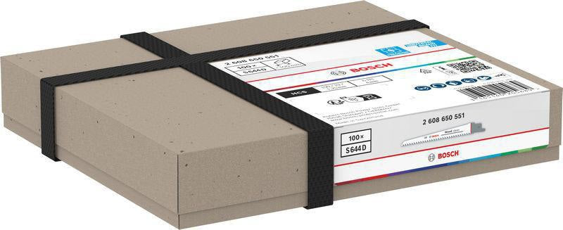 Bosch Säbelsägeblatt S 644 D, 150 mm, TPI 6, HCS, für Holz und Kunststoff