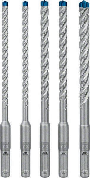BOSCH Hammerbohrersatz Expert SDS plus-7X 5-teilig für Stahlbeton