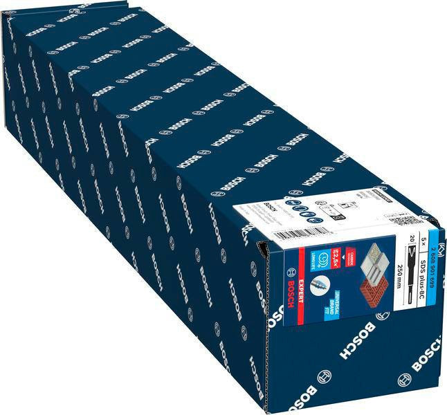 BOSCH Flachmeißel EXPERT SDS plus-8C, 250 mm x 20 mm, für Beton und Mauerwerk