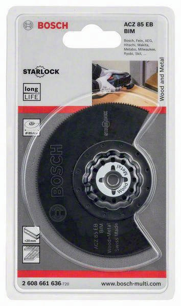 BOSCH Segmentsägeblatt ACZ 85 EB D.85mm BIM Starlock für Holz und Metall