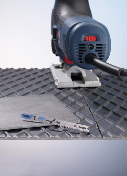 BOSCH Stichsägeblatt T 118 G HSS 5er-Pack für Metall und Buntmetall