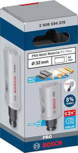 Bosch Lochsäge PRO Multi Material PC Plus 102 mm – HSS mit 8% Kobalt für Stahl und Trockenbau