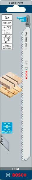 BOSCH Stichsägeblatt T 111 C HCS 100 mm 5 Stück für Holz und Kunststoff