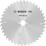 Bosch Kreissägeblatt PRO Wood AD 160 mm Z24 WZ für präzise Holzschnitte