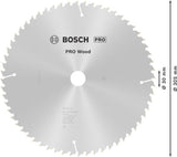 Bosch Kreissägeblatt PRO Wood AD 160 mm Z24 WZ für präzise Holzschnitte