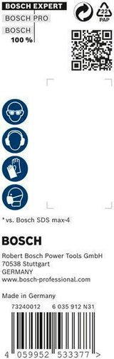 BOSCH Hammerbohrer Expert SDS max-8X Ø12 mm, Arbeitslänge 200 mm
