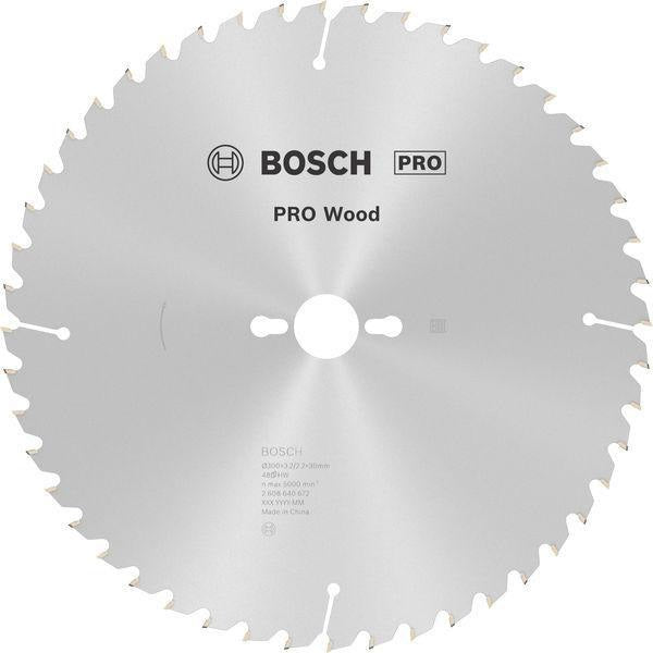 Bosch Kreissägeblatt PRO Wood AD 160 mm Z24 WZ für präzise Holzschnitte