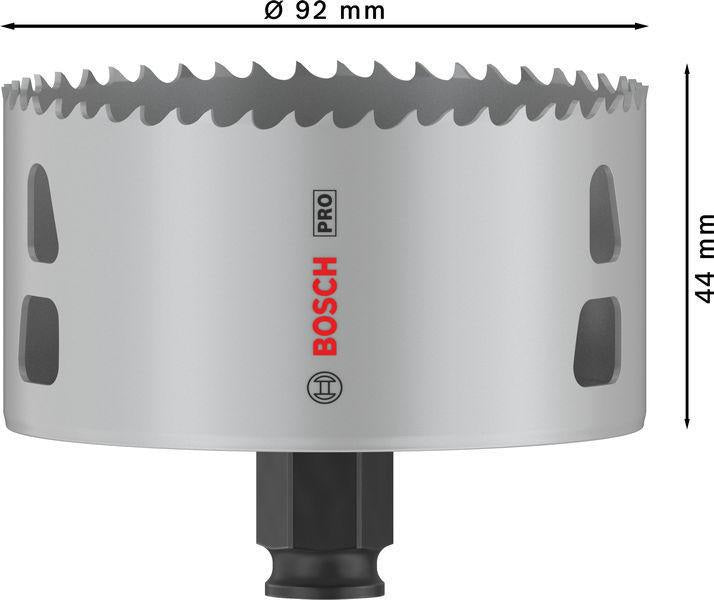 Bosch Lochsäge PRO Multi Material PC Plus 102 mm – HSS mit 8% Kobalt für Stahl und Trockenbau