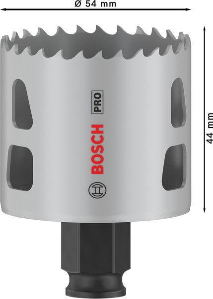 Bosch Lochsäge PRO Multi Material PC Plus 102 mm – HSS mit 8% Kobalt für Stahl und Trockenbau