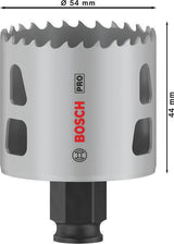 Bosch Lochsäge PRO Multi Material PC Plus 102 mm – HSS mit 8% Kobalt für Stahl und Trockenbau