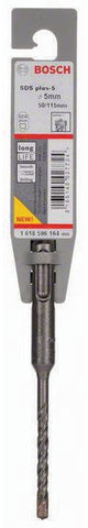 Bosch Hammerbohrer Plus-5 SDS-plus Ø 4,0 mm, Arbeitslänge 50 mm, Gesamtlänge 110 mm