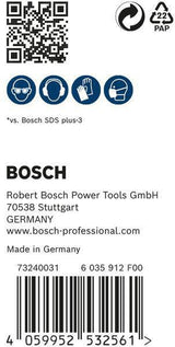 BOSCH Hammerbohrer Expert SDS-7X 5 mm SDS-plus 30 Stück für Stahlbeton