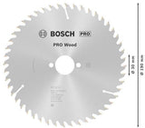 Bosch Kreissägeblatt PRO Wood AD 160 mm Z24 WZ für präzise Holzschnitte