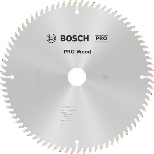 BOSCH Kreissägeblatt PRO Wood AD 216 mm Z48 WZ/N für Kapp- und Gehrungssägen