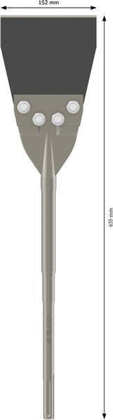 BOSCH Fliesenmeißel PRO Floor Scraper SDS plus 290 x 130 mm für Bohrhämmer