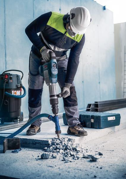 BOSCH Spitzmeißel-Adapter EXPERT SDS Clean max, SDS max, 400 mm – Staubarmes Arbeiten