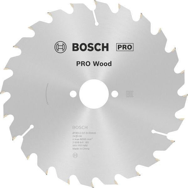 Bosch Kreissägeblatt PRO Wood AD 160 mm Z24 WZ für präzise Holzschnitte