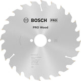 Bosch Kreissägeblatt PRO Wood AD 160 mm Z24 WZ für präzise Holzschnitte