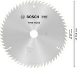 Bosch Kreissägeblatt PRO Wood AD 160 mm Z24 WZ für präzise Holzschnitte