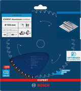 BOSCH Kreissägeblatt EXPERT Aluminum AD 165 mm Z.54 HLTCG – Extraschmale Schnittfuge