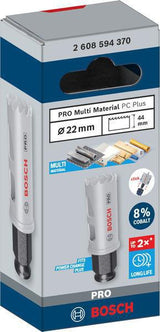 Bosch Lochsäge PRO Multi Material PC Plus 102 mm – HSS mit 8% Kobalt für Stahl und Trockenbau