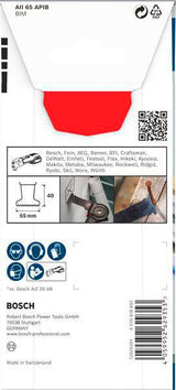 BOSCH Tauchsägeblatt PRO AII65APIB Starlock Bi-Metall 40 mm für Holz, Metall & Kunststoff