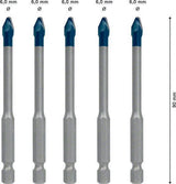 BOSCH Keramikbohrersatz Expert HardCeramic HEX-9 5-tlg. 6 mm Sechskantschaft