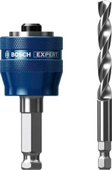 Bosch EXPERT Power Change Plus Adapter Hex 11 mit HSS-G-Bohrer für Lochsägen