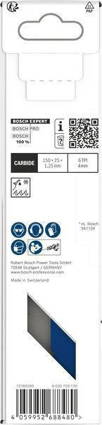 Bosch Expert Window Demolition S 956 DHM Säbelsägeblatt 150 mm Carbide für Holz, Kunststoff & Verbundwerkstoff