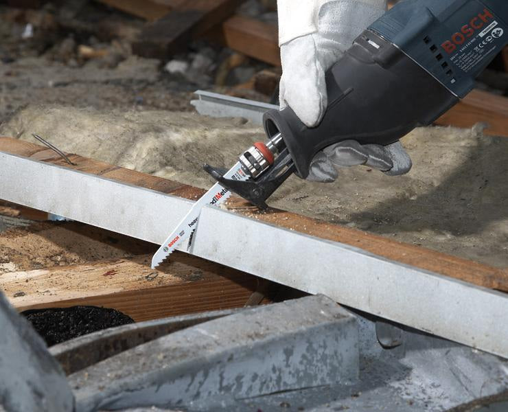 BOSCH Säbelsägeblatt S 611 DF, 150 mm, Bi-Metall, TPI 6, 5 Stück – für Holz und Metall