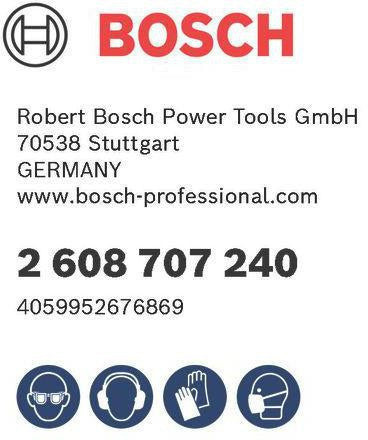 Bosch Hammerbohrer Plus-5 SDS plus 25,0 mm, Arbeitslänge 550 mm – für Beton und Stein