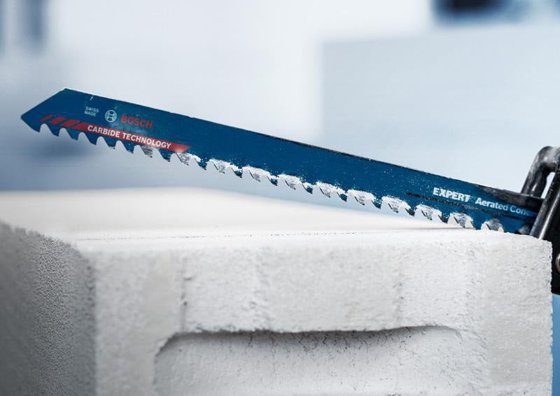 Bosch Säbelsägeblatt Expert Aerated Concrete S-Schaft 225 mm für Porenbeton