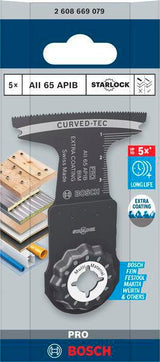 BOSCH Tauchsägeblatt PRO AII65APIB Starlock Bi-Metall 40 mm für Holz, Metall & Kunststoff