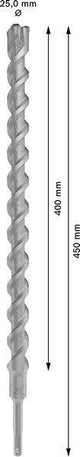 Bosch Hammerbohrer PRO SDS plus-5X, Ø 10,0 mm, Arbeitslänge 100 mm, SDS plus, Vierschneider für Stahlbeton