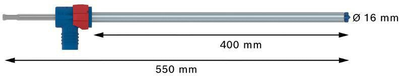BOSCH Hammerbohrer-Set EXPERT SDS Clean plus-8X, 12 mm, 350 mm, Staubabsaugung