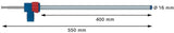 BOSCH Hammerbohrer-Set EXPERT SDS Clean plus-8X, 12 mm, 350 mm, Staubabsaugung