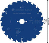 BOSCH Kreissägeblatt Expert for Construct Wood 165 mm, 24 Zähne, WZ, Bohrung 20 mm – für Holz mit Fremdkörpern