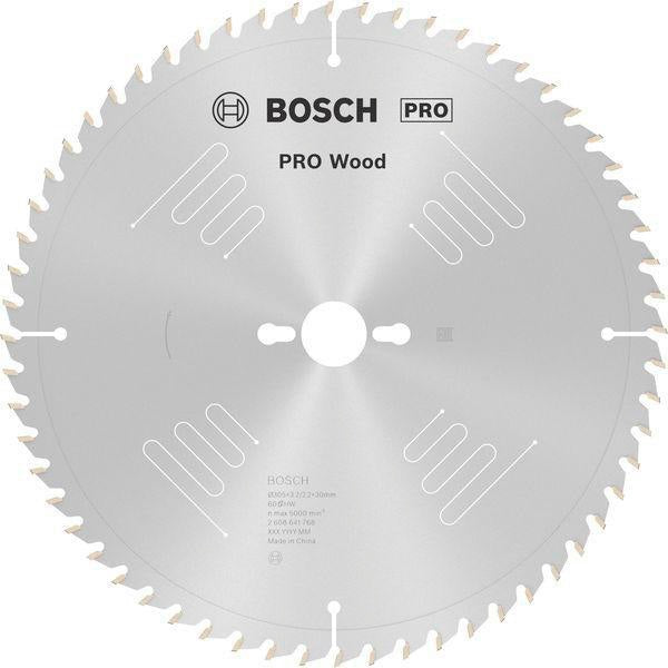 Bosch Kreissägeblatt PRO Wood AD 160 mm Z24 WZ für präzise Holzschnitte