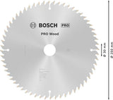 BOSCH Kreissägeblatt PRO Wood AD 216 mm Z48 WZ/N für Kapp- und Gehrungssägen
