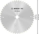 Bosch Kreissägeblatt PRO Wood AD 160 mm Z24 WZ für präzise Holzschnitte