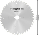 Bosch Kreissägeblatt PRO Wood AD 160 mm Z24 WZ für präzise Holzschnitte