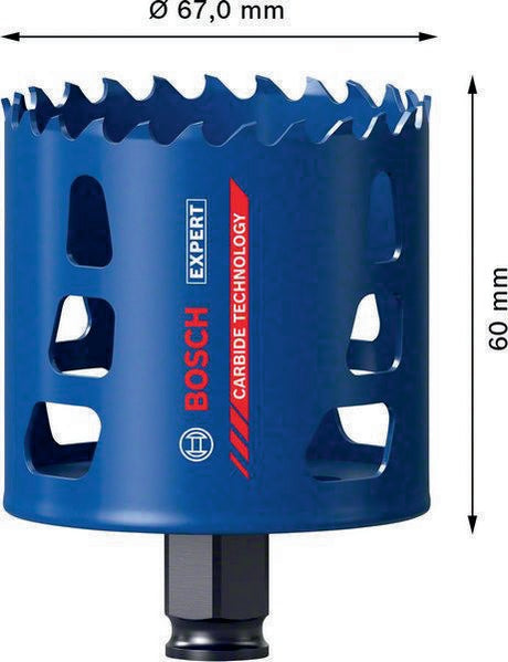 Bosch Lochsäge Expert Tough Material 25 mm Schnitttiefe 60 mm Power Change Plus