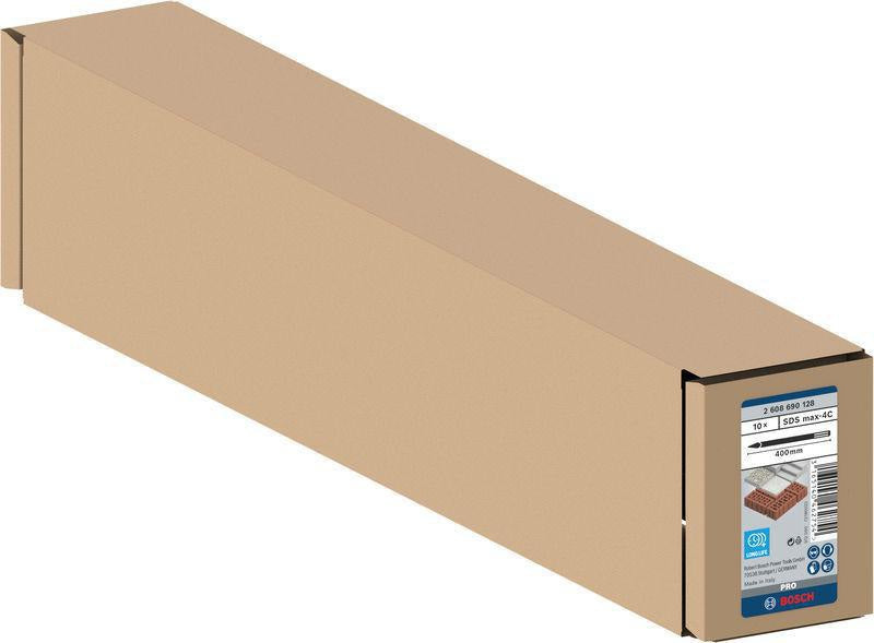 BOSCH Spitzmeißel SDS-MAX 400 mm – 10er Pack für Beton- und Mauerwerksarbeiten