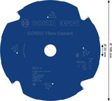 Bosch Kreissägeblatt EXPERT for Fiber Cement 168 mm, 4 Zähne, TCG, Bohrung 20 mm