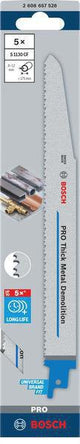 Bosch Säbelsägeblatt S 930 CF, 150 mm, BIM, 2x2 Tooth Geometry, 5er Pack