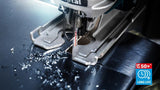 BOSCH Stichsägeblatt Fiber Plaster T 341 HM, 132 mm, Zahnteilung 4,3 mm, 3 Stück pro Karte